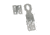 Whitecap Swivel Safety Hasp - CP/Brass - 1" x 3" 50394