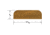 Whitecap Teak Batten - 1-3/16"W 50517