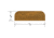 Whitecap Teak Batten - 7/8"W 50518