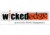 Wicked Edge Logo Sticker, White, Small, WESTK-SM