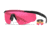 Wiley X Changeable Series Saber Advanced Safety Glasses, Matte Black Frame, Grey Light Rust Vermillion Lens, 309