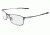 Wiley X Duece Eyeglasses, Brushed Silver Frames w/Non-Rx Lenses - mk5660s