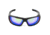 Wiley X Enzo Sunglasses, Matte Black Frame,Polarized Emerald Mirror Amber Lens CCENZ07