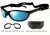 Wiley X JP-2 Sunglasses/ Goggles w/ Blue Ice Lenses/ Gloss Black Frame 509
