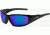 Wiley X Rush - Polarized Blue Mirror/Green Tint Lens w/Gloss Blk Frame ACRUS04