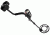 Winbest Master-200 Metal Detector, Water Resistant Coil, Adjustable 49 in Maximum, Black BE12596