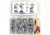Wing-It 50 Pc Standard Kit. Dimensions :6inX3in.Contains 81/4,83/8 8 1/2, 83/4,61. oz Sinkers &amp; 12 Connectors, WQS50PCSTDKIT
