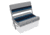 USED Wise Deluxe Pontoon Flip-Flop Seat Cushions Only, Grey/Navy/Blue, Large, 8WD125FF-1011, EDEMO1