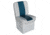 Wise Deluxe Jump Seat w/ 10'' Base, Wise Gray/Wise Navy, Medium, 8WD1414P-660
