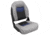 Wise Pro-Angler Folding Boat Seat, Marble Grey/Blueberry Ss/Charcoal, Medium, 3304-1880