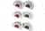 Woodhaven Calls Woodhaven Custom Calls The Red Zone 3-pack Mouth Calls