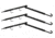 X-Stand Bow Buddy, Black, Pack of 3 XATA750-3