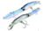 Yo-Zuri 3D Squirt Hardbait Squid, 7 1/2in, 1 1/2 oz Squid Tail, Pearl Blue, Floating, R1166CPPB