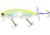 Yo-Zuri 3DB Wake Prop Floating Lure, 105mm, 4-1/8in, Prism Chartreuse Shad, R1476 PCLS