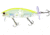 Yo-Zuri 3DB Wake Prop Floating Lure, 85mm, 3-3/8in, Prism Chartreuse Shad, R1475 PCLS