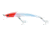 Yo-Zuri Crystal 3D Minnow Sinking Luge, 90mm, Red Head, F1148 C5
