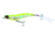 Yo-Zuri Crystal 3D Shrimp Mylar Tinsel Tail, 2 3/4in, 1/4 oz Luminescent Aurora Chartreuse, Sinking, R1161LSAC