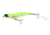 Yo-Zuri Crystal 3D Shrimp Mylar Tinsel Tail, 3 1/2in, 7/16 oz Luminescent Aurora Chartreuse, Sinking, R1162LSAC