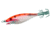 Yo-Zuri Ultra Cloth Squid Jig, 2 1/4in, 1/4 oz, Clear Luminous Orange, A1703CL9
