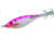 Yo-Zuri Ultra Cloth Squid Jig, 2 1/4in, 1/4 oz, Clear Luminous Pink, A1703CL8