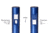 Z-Bolt D-5-BL Duet Sapphire Blue Pointer, Tru Blue Laser, Dual Switch, Blue, Small, D-5-BL