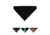 Zan Headgear Bandanna, Black, Black/Orange, Electric Skull, Patriot