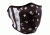 Zan Headgear Neoprene Half Mask, Black &amp; White Flag, WNFM091H