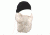 Zan Headgear Helmet Liner, Detachable White Beard, Black WHLB114