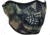Zan Headgear Neoprene Half Face Mask, Woodland Tie Dye Skull - WNFM611H