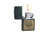 Zippo Black Crackle Classic Style Lighter w/ Zippo Logo Brass Emblem 362