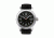 Zippo Casual Classic Style Watch, Black Dial &amp; Black Leather Strap 45003