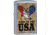 Zippo Eagle USA Lighter, 1.44 x 2.25, 207-077516