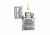 Zippo Jim Beam Classic Style Emblem Lighter, High Polish Chrome 250JB928