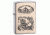 Zippo Ivory Scrimshaw Liberty Eagle Chrome Pocket Lighter, 29517