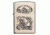 Zippo Ivory Scrimshaw Liberty Eagle Chrome Pocket Lighter, 29517