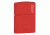 Zippo Classic Style Lighter w/ Zippo Logo, Red Matte 233ZL