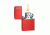 Zippo Classic Style Lighter w/ Zippo Logo, Red Matte 233ZL