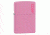 Zippo Classic Style Lighter w/ Zippo Logo, Pink Matte 238ZL
