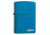 Zippo Classic Style Lighter w/ Zippo Logo, Sapphire 20446ZL