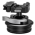 Leofoto STB-75 Rapid Lever-Lock Outdoors Ball Head w/ Integrated 75mm Bowl Adapter, Black, STB-75X