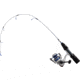 13 Fishing White Noise Spinning Combo, Solid Graphite Blank, 25", L, 3BB, Instant Anti Reverse, Alum Spool and Handle, 110yd/#4, WNC3-25L