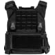 221B Tactical QRF Low Visibility Minimalist Plate Carrier, Black, One Size, QRFPC-BLK