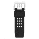 Luminox Watches PU Rubber Strap Extender, 25 mm, Black, 7008775897111