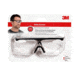 3M Landscaper Safety Eyewear,Black Frame,Clear Wrap-Around Lens, 90791-LG