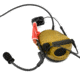 3M PELTOR COMTAC III ACH Communication Headset, Single COMM, Accessory Rail Connector, Coyote Brown MT17H682P3AD-47 CY 1 EA/Case