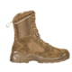 5.11 Tactical A.T.A.C. 2.0 8 in Side Zip Desert Boot, Dark Coyote Brown, 9.5, Regular, 12393ABR-106-95-R