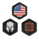 5.11 Tactical Hexgrid Patch - Unisex, Multi, 1 SZ, 81723-999-1 SZ