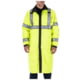 5.11 Tactical Long Reversible Hi-Vis Rain Coat - Mens, Black, S