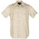 5.11 Tactical PDU Short Sleeve Twill Class A Shirt - Men's, Silver Tan, MR, 71183-160-M-R