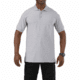 5.11 Tactical Short Sleeve Utility Polo Shirt- Heather Grey, Size L 41180-016-L